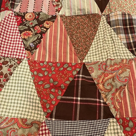 Artisan Upcycle Quilted Jean Skirt / WRANGLER quilted Jean skirt - Picture 11 of 16